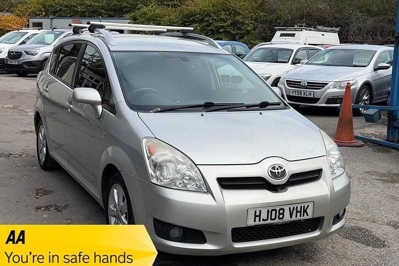 Silver Used 2008 Toyota Corolla Verso MPV | £2,989 (Fair price) - Image 1/1