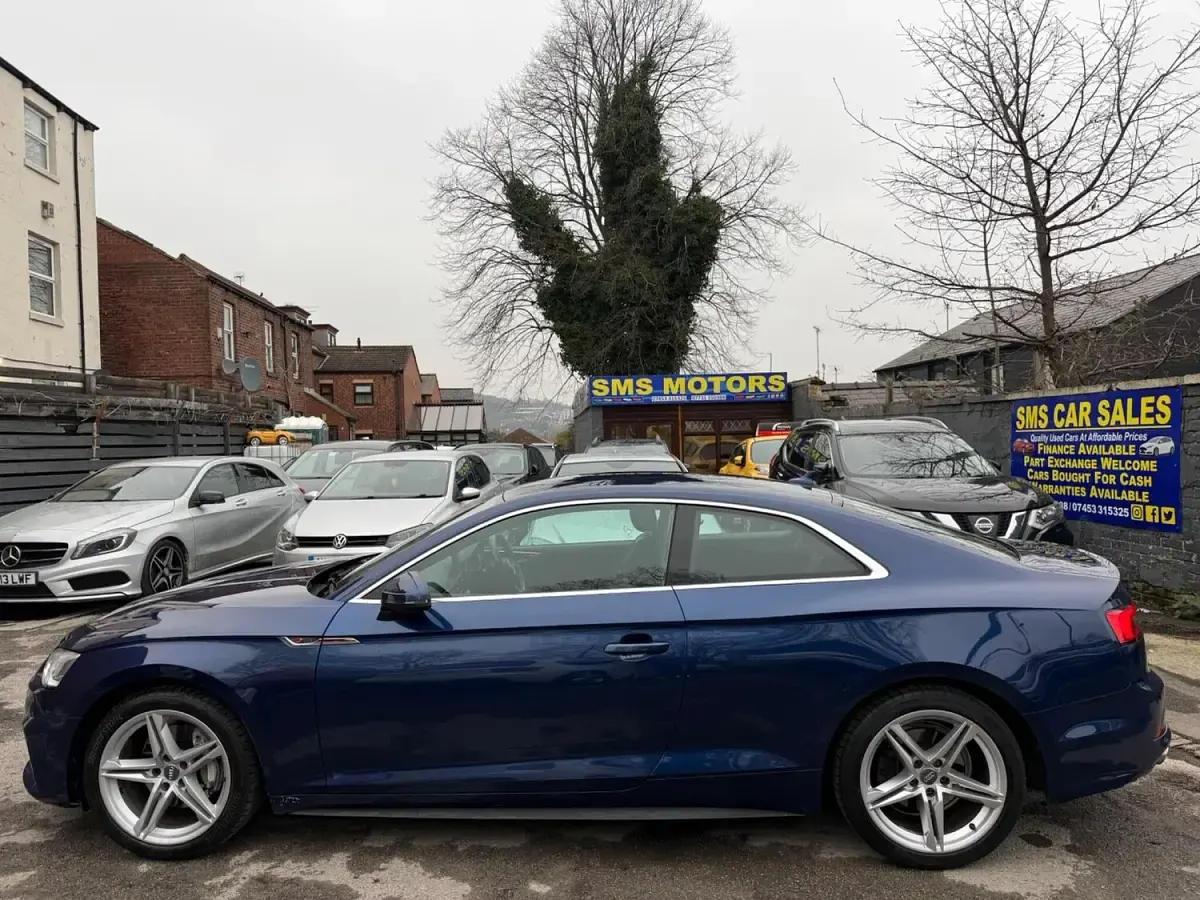 Used Audi A5 S-Line 2017 Blue Coupe