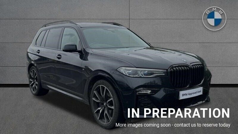 Black Used 2020 BMW X7 M Sport SUV | £49,750 (Good price) - Image 1/4