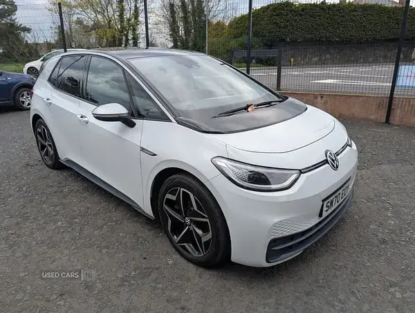 Używany VW ID.3 Pro 150 kW (204 KM) 2020 Biały Hatchback
