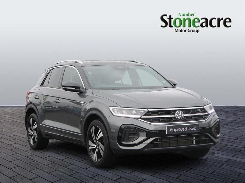Grey Used 2023 VW T-Roc R-line SUV | £23,000 (Fair price) - Image 1/4