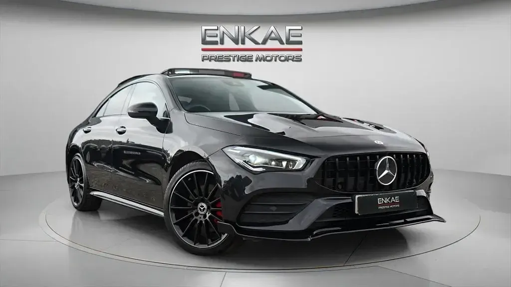 Used Mercedes CLA250e AMG line 2023 Black Coupe