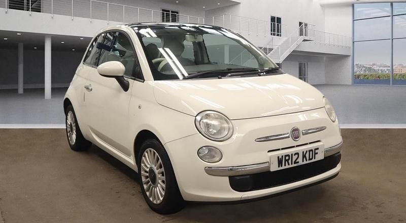 White Used 2012 Fiat 500 Lounge Hatchback | £2,100 (Fair price) - Image 1/4