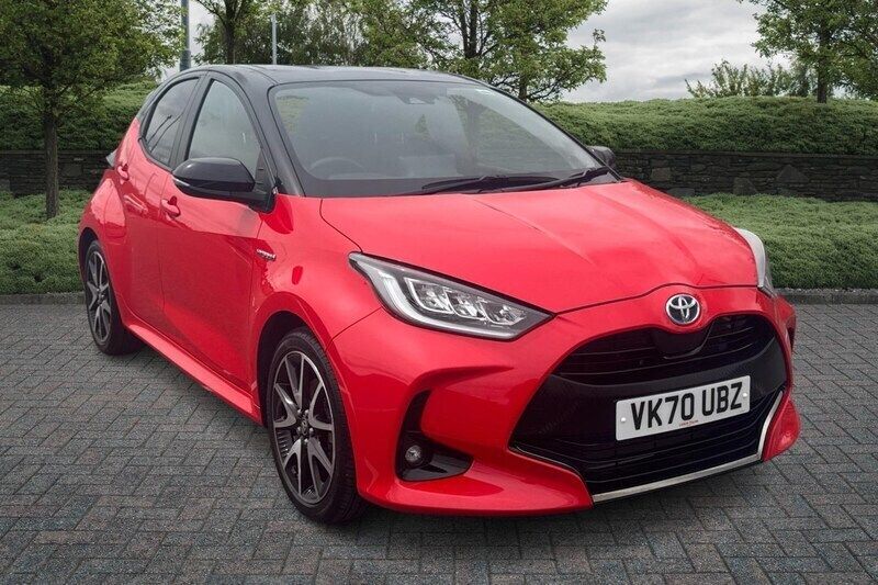 Orange Used 2020 Toyota Yaris Hybrid Edition-S Hatchback | £17,485 (A bit pricey) - Image 1/4