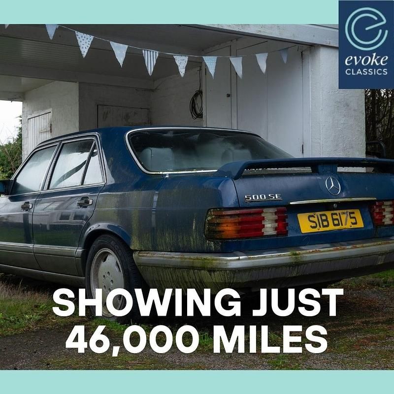 Used Mercedes 500 1983 Blue Sedan