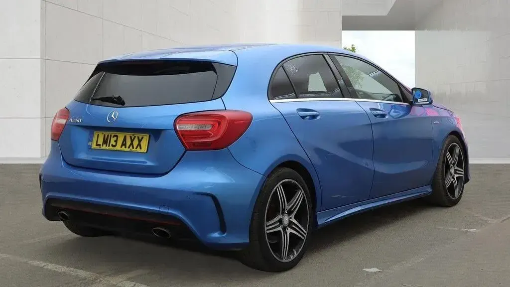 Used Mercedes A250 AMG 2013 Blue Hatchback