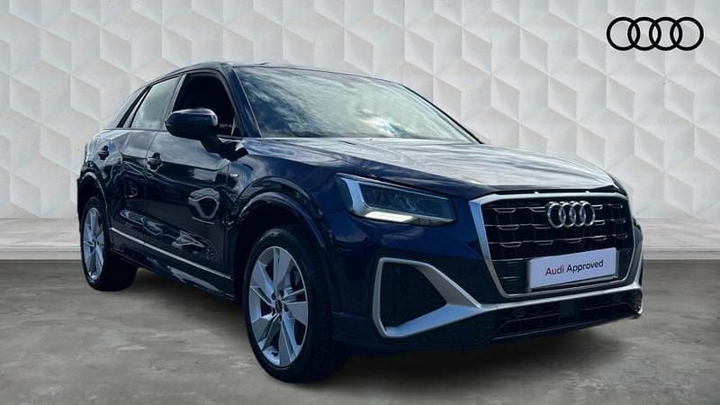 Blue Used 2022 Audi Q2 S-Line SUV | £20,653 (Fair price) - Image 1/4