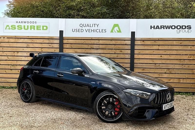 Black Used 2023 Mercedes A45 AMG Hatchback | £45,995 (A bit pricey) - Image 1/4