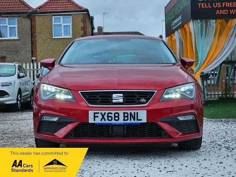 Used Seat Leon FR 150 HP (110 kW) 2018 Red Hatchback