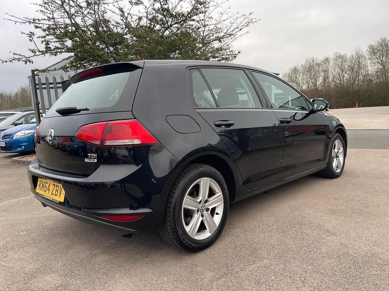 Used VW Golf VII Match 105 HP (77 kW) 2014 Black Hatchback