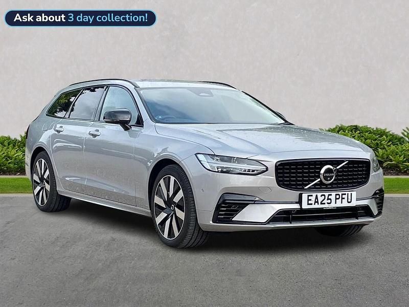 Silver Used 2025 Volvo V90 Plus Estate | £45,999 (Expensive) - Image 1/4