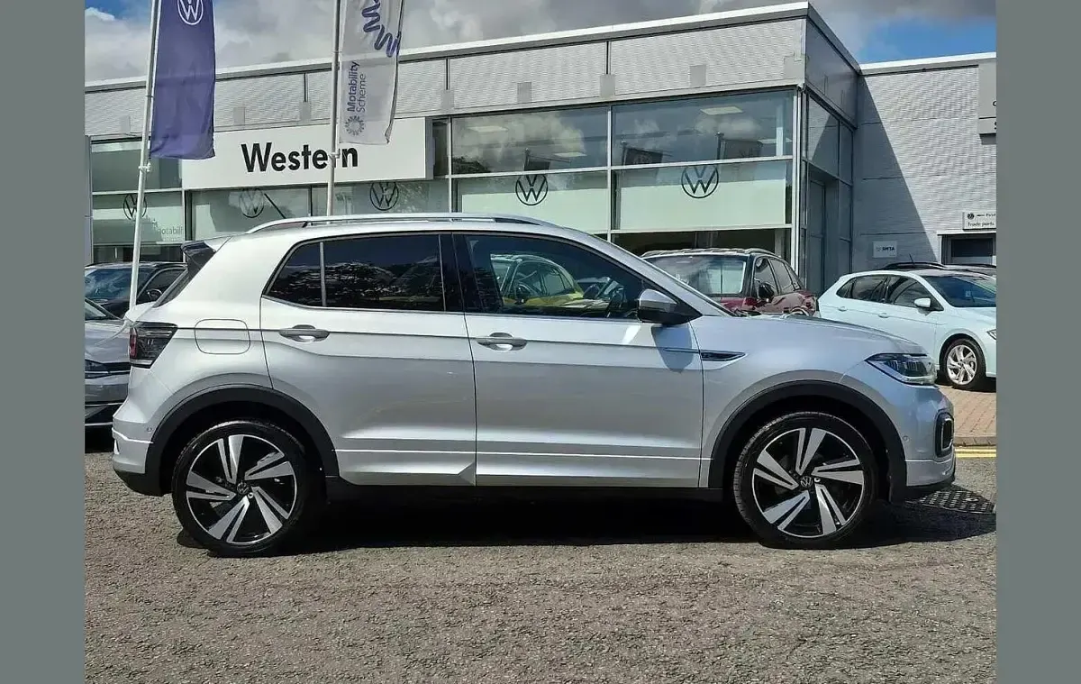 Used VW T-Cross R-line 150 HP (110 kW) 2022 Silver SUV