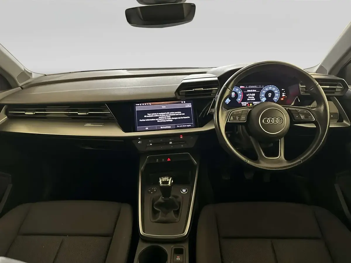 Used Audi A3 Advanced 110 HP (80 kW) 2021 Black Sedan