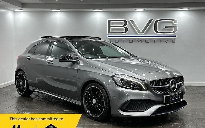 Grey Used 2017 Mercedes A160 AMG Line Premium Plus Hatchback | £10,994 (Fair price) - Image 1/2