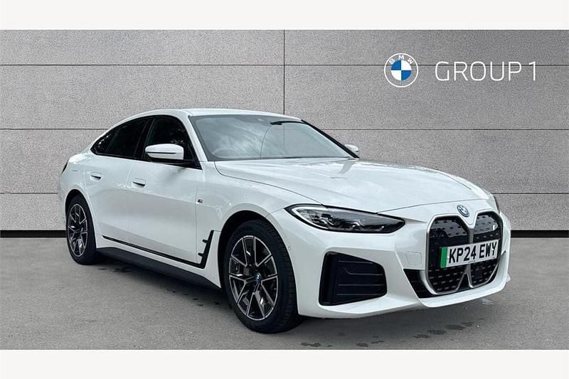 White Used 2024 BMW i4 M Sport Sedan | £35,995 (Fair price) - Image 1/4