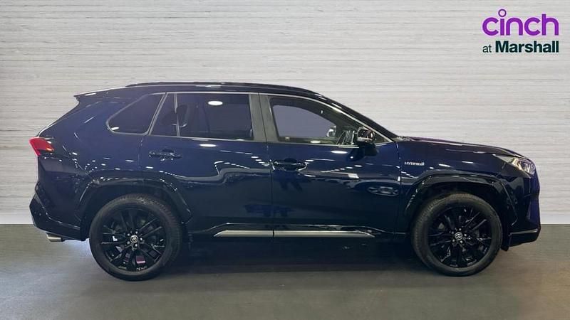 Used Toyota RAV4 Hybrid 218 HP (160 kW) 2021 Blue/black SUV