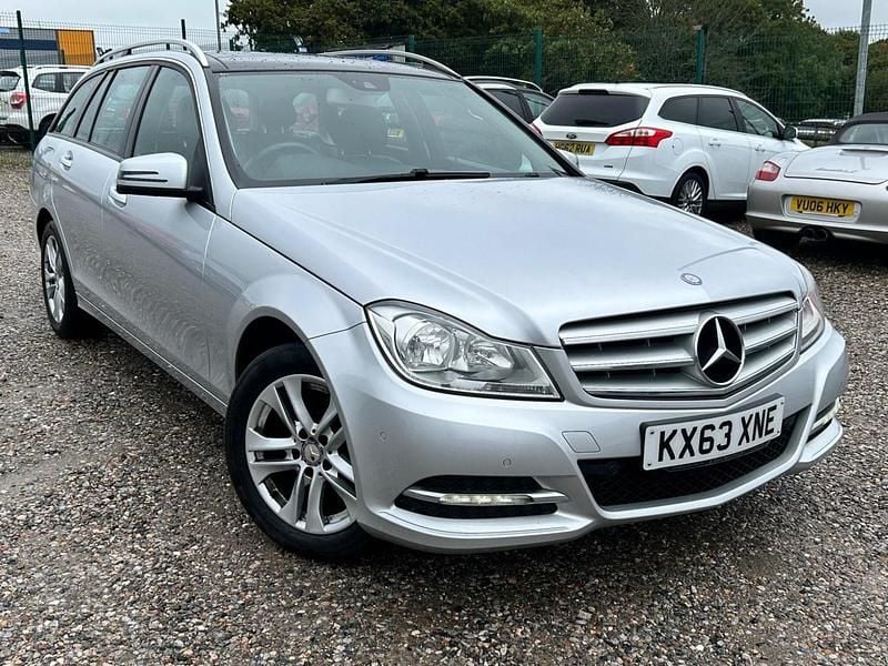 Silver Used 2014 Mercedes C180 Executive Estate | £6,995 (Fair price) - Image 1/4