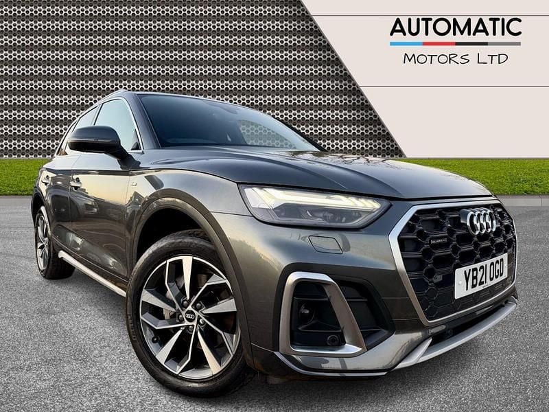 Grey Used 2021 Audi Q5 S-Line SUV | £22,990 (Good price) - Image 1/4