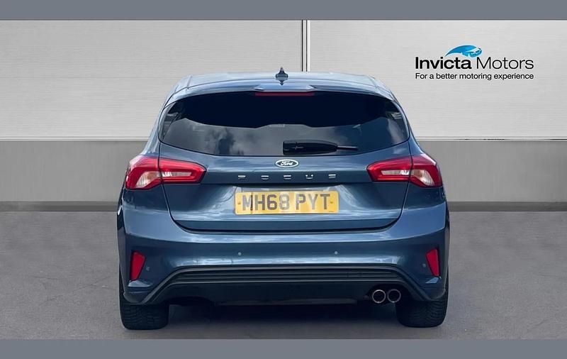 Used Ford Focus ST-Line X 125 HP (91 kW) 2019 Blue Hatchback