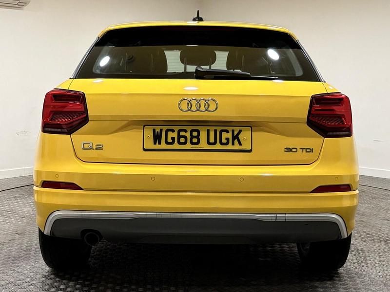 Used Audi Q2 S-Line 116 HP (85 kW) 2018 Yellow SUV