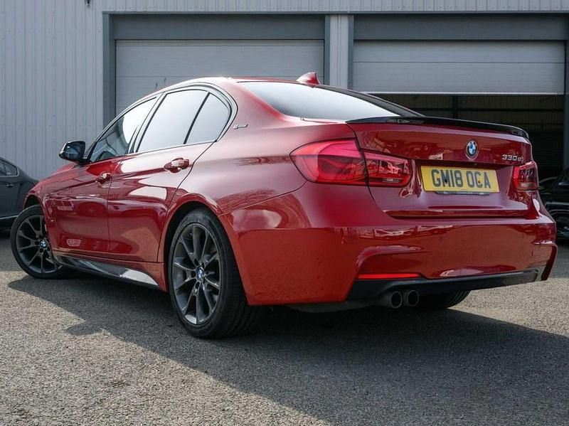 Used BMW 330 M Sport 252 HP (185 kW) 2018 Red Sedan