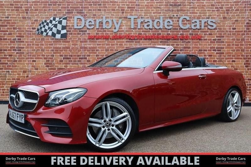 Red Used 2017 Mercedes E400 AMG line Cabriolet | £21,990 - Image 1/4