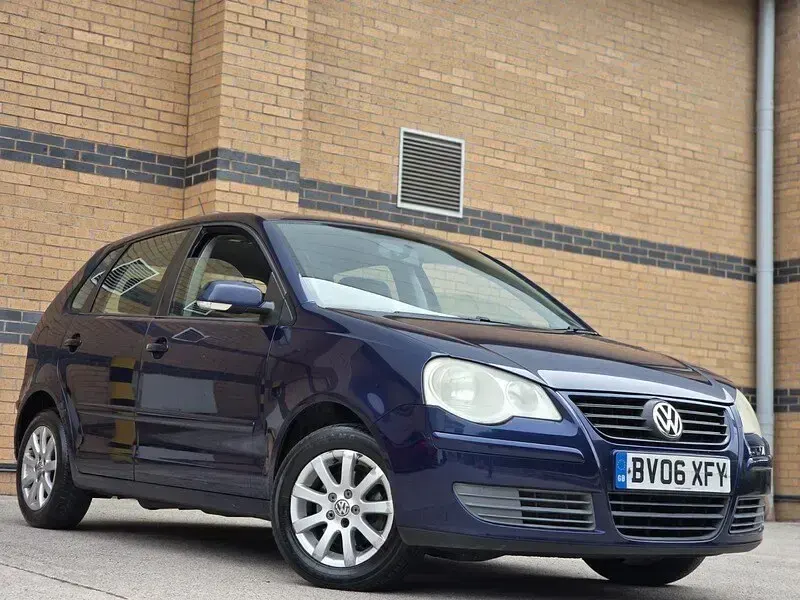 Used VW Polo SE 75 HP (55 kW) 2006 Blue Hatchback