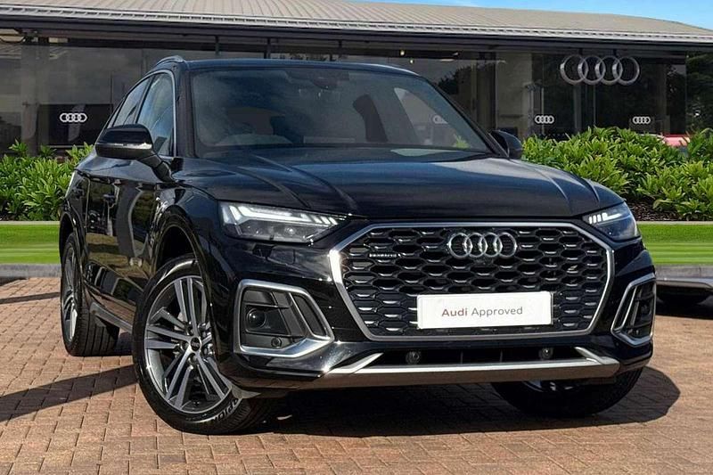 Black Used 2023 Audi Q5 Sportback S-Line SUV | £35,490 (Good price) - Image 1/4