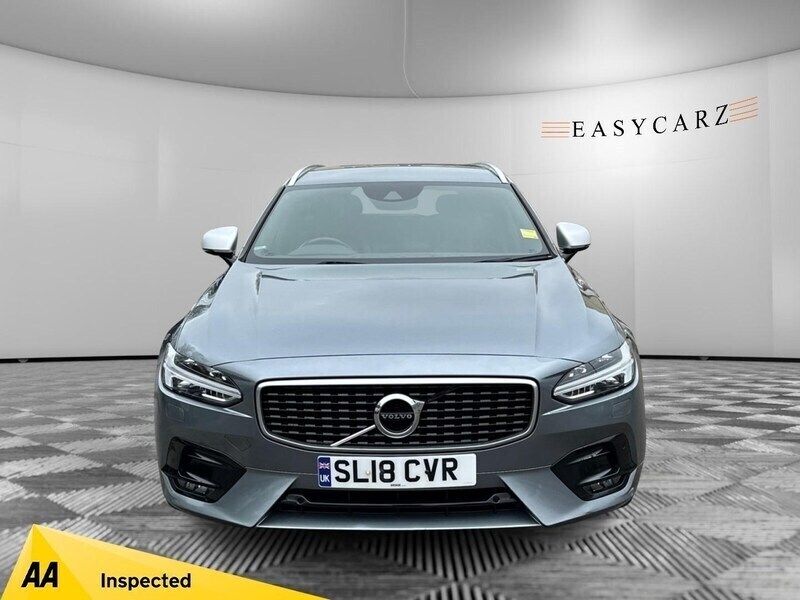 Grey Used 2018 Volvo V90 R-Design Pro Estate | £15,395 (Fair price) - Image 1/4