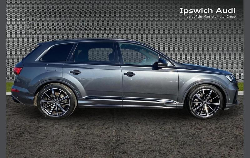 Begagnad Audi Q7 Black Edition 334 HK (245 kW) 2023 Grå SUV