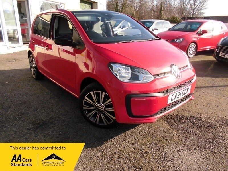 Tornado red/black roof Used 2021 VW up! Black Edition Hatchback | £10,995 (Fair price) - Image 1/4
