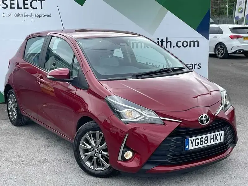 Used Toyota Yaris 2018 Red Hatchback