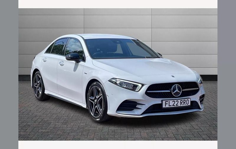 White Used 2022 Mercedes A180 AMG Line Premium Sedan | £23,350 (A bit pricey) - Image 1/4