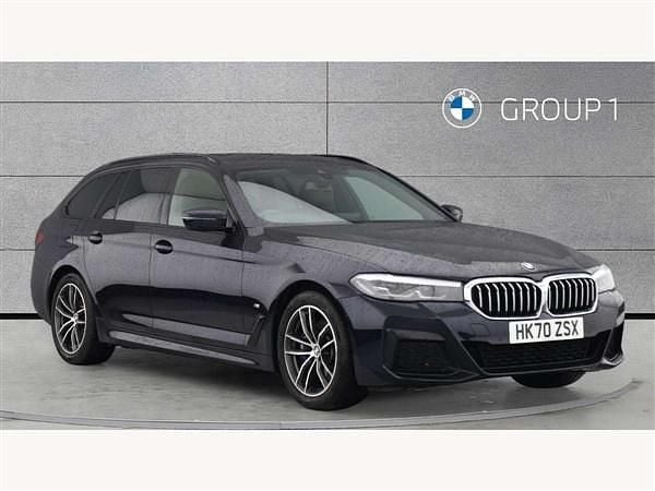 Black Used 2021 BMW 530e M Sport Estate | £21,990 (Super price) - Image 1/4