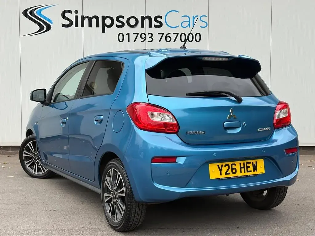 Used Mitsubishi Mirage 2018 Blue Hatchback