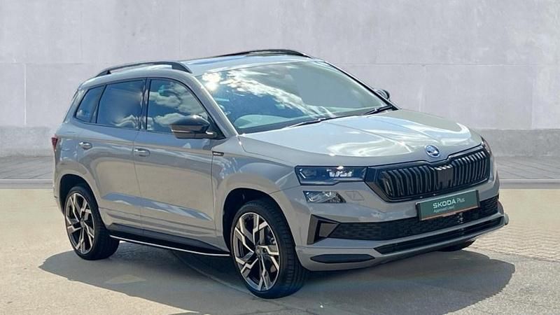 Meteor grey New 2025 Skoda Karoq SportLine SUV | £31,990 (A bit pricey) - Image 1/4