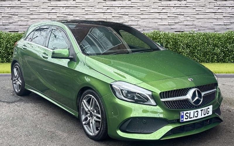 Used Mercedes A220 AMG Line Premium Plus 177 HP (130 kW) 2017 Green Hatchback