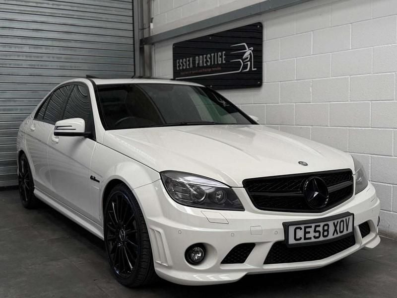 White Used 2008 Mercedes C63 AMG AMG Sedan | £13,489 (Fair price) - Image 1/4