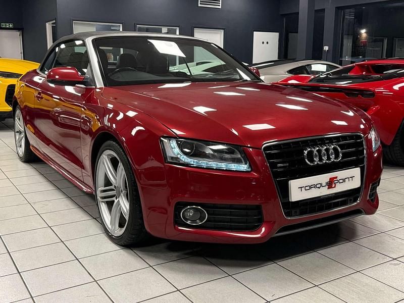 Red Used 2011 Audi A5 Cabriolet S-Line Cabriolet | £5,450 (Good price) - Image 1/4