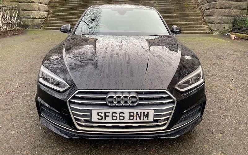 Used Audi A5 S-Line 190 HP (139 kW) 2017 Black Coupe