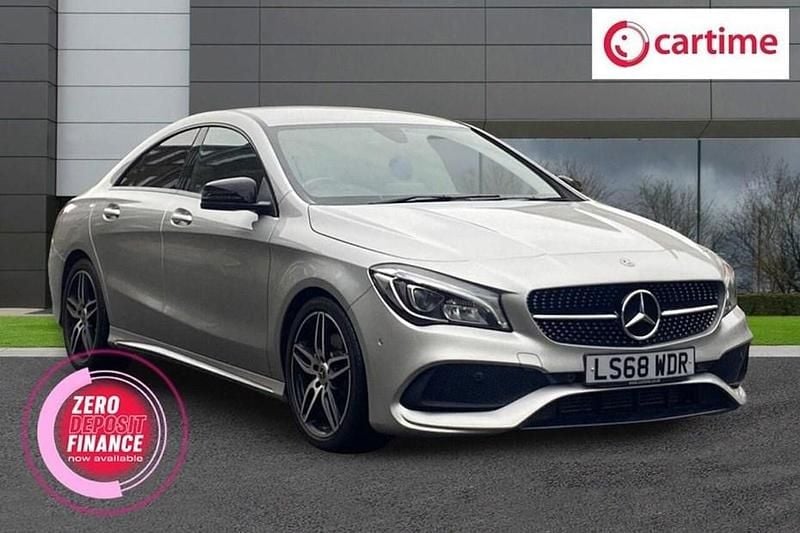 Used Mercedes CLA220 AMG line 177 HP (130 kW) 2018 Silver Sedan