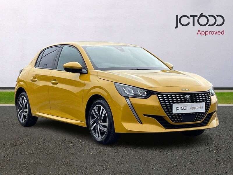 Yellow Used 2021 Peugeot 208 Allure Premium Hatchback | £11,500 (Fair price) - Image 1/4