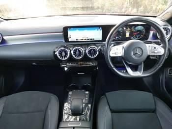 Used Mercedes A180 AMG Line Premium 136 HP (100 kW) 2022 Red Sedan