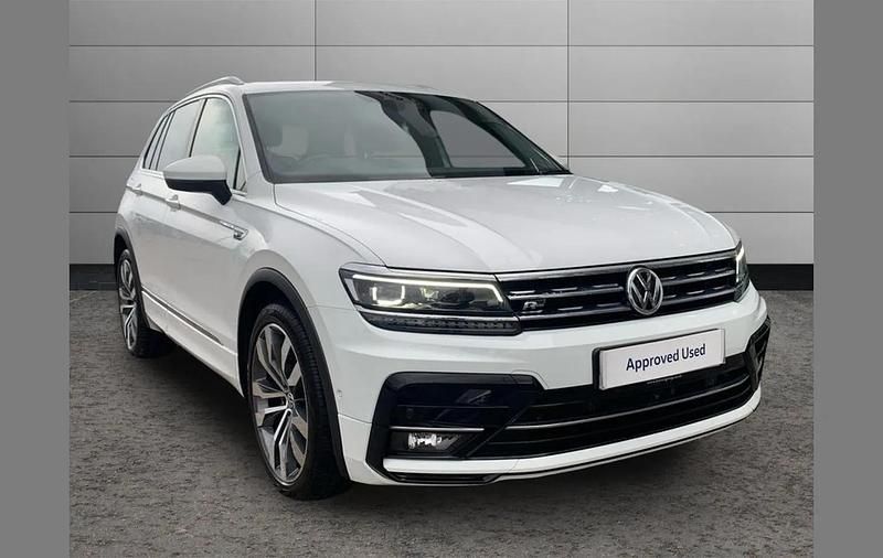 Used VW Tiguan R-line 150 HP (110 kW) 2019 White SUV