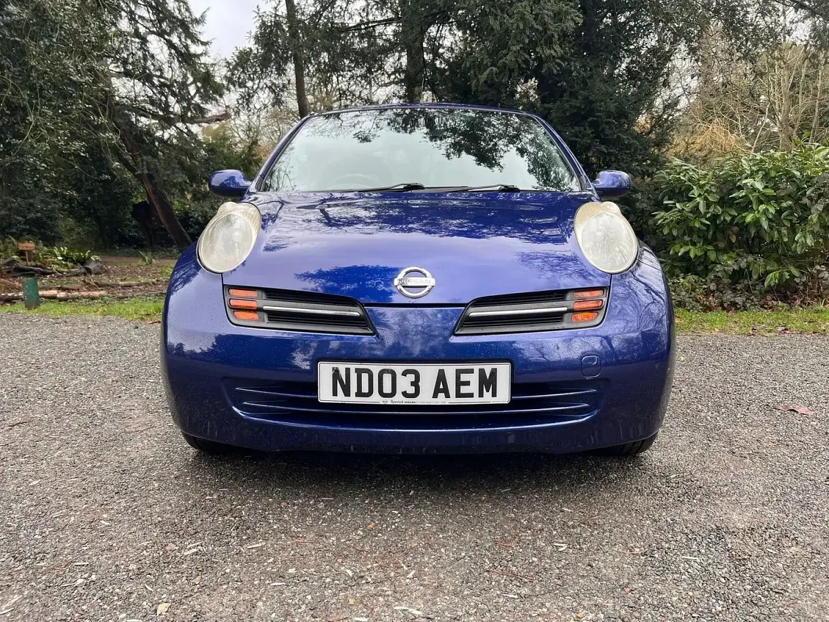 Used Nissan Micra 88 HP (64 kW) 2003 Blue Hatchback