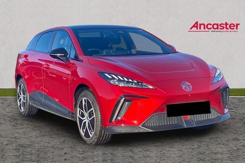 Ny MG MG4 EV Trophy 319 kW (435 HK) 2026 Röd Halvkombi