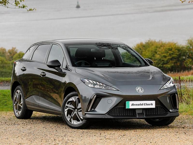 Grey New 2025 MG MG4 EV Trophy Hatchback | £22,195 (Super price) - Image 1/4