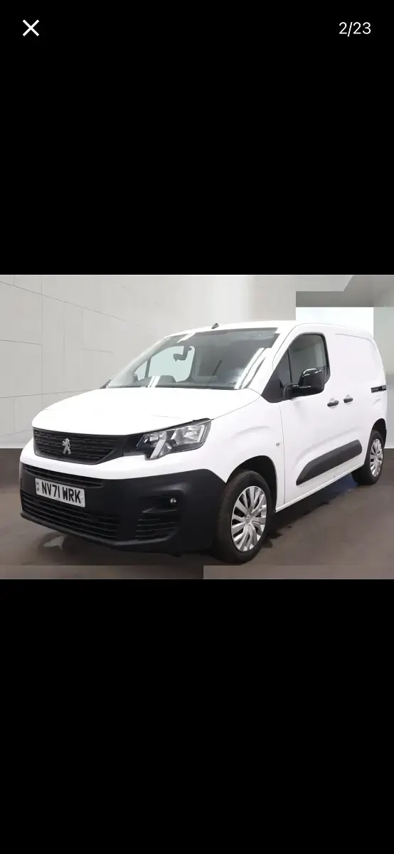 Used Peugeot Partner 131 HP (96 kW) 2022 White MPV