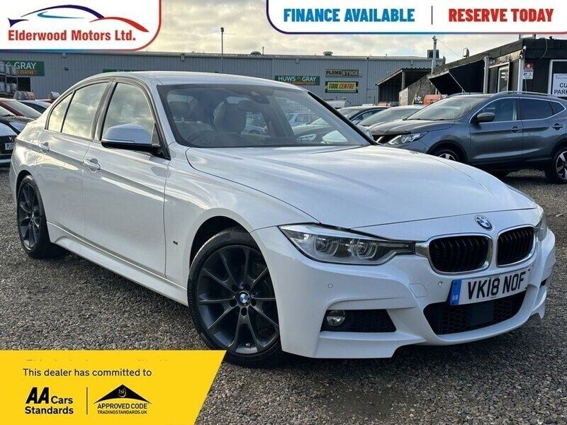 White Used 2018 BMW 330e M Sport Sedan | £8,990 (Good price) - Image 1/4
