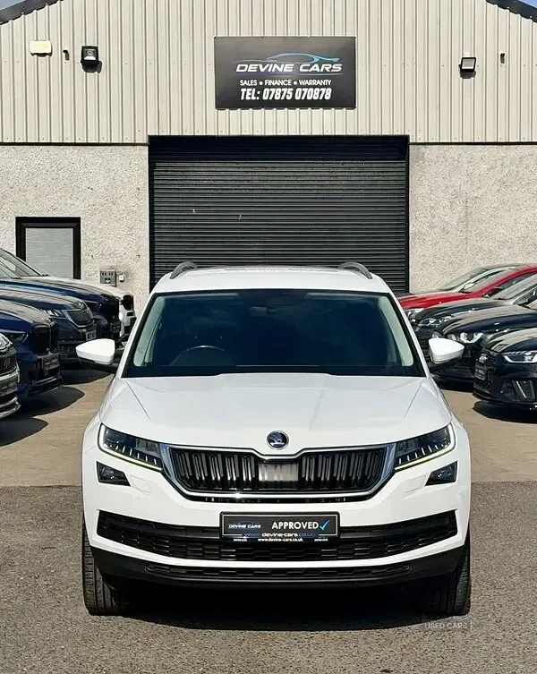 Used Skoda Kodiaq SE L 150 HP (110 kW) 2018 White SUV
